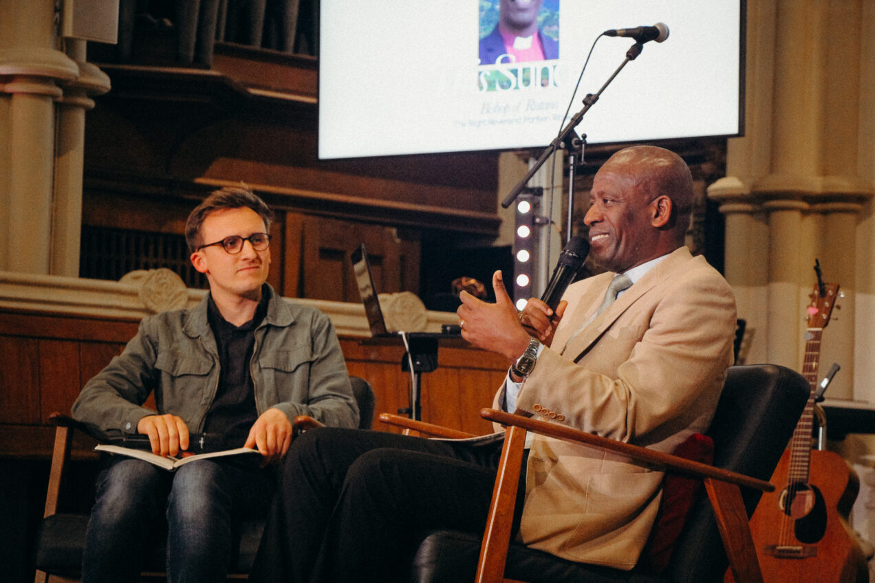 Bishop Pontien from Burundi visits St Mary’s Andover