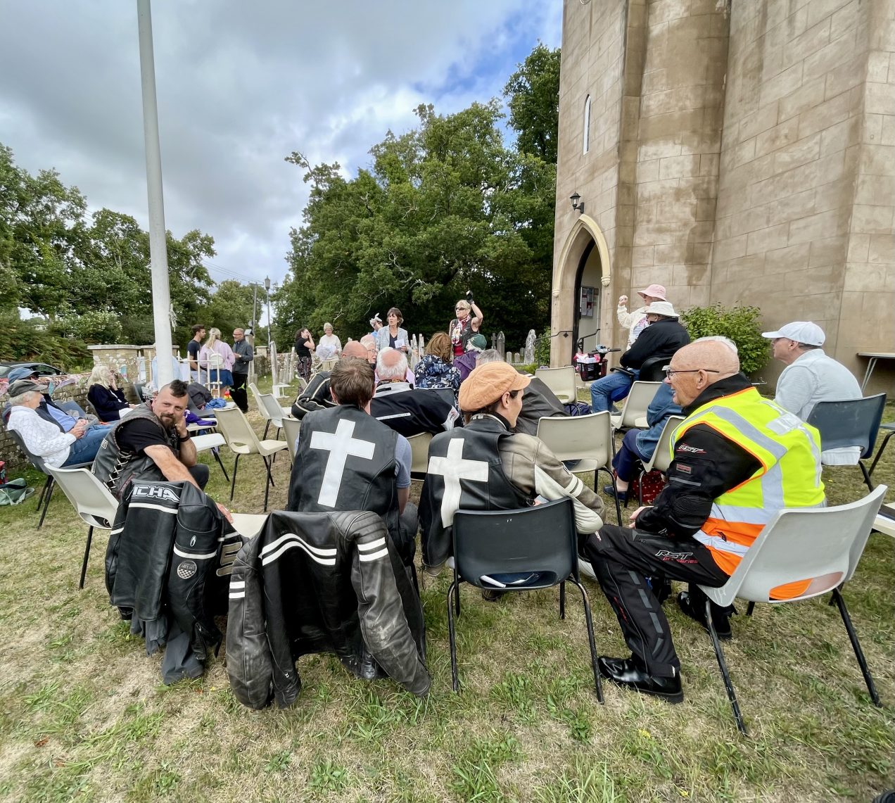 Motor Bikers’ Service at South Baddesley Church & Blessing the Bikes